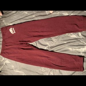 Roots sweatpants - burgundy